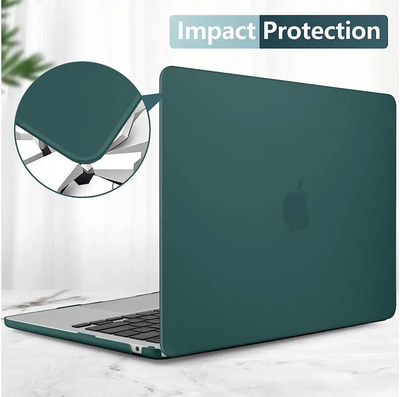 Alt view image 6 of 7 - BONAEVER For Macbook Air 15 inch Case 2025 2024 2023 A3241 M4 A3114 M3 A2941 M2 Ultra Thin Plastic Hard Shell Cover with Keyboard Skin & Type C Adapter