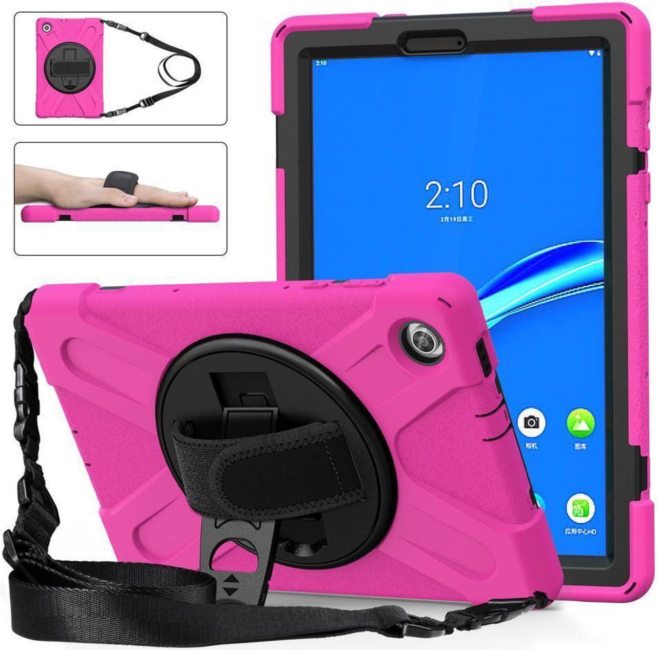 BONAEVER Case for Lenovo Tab M10 FHD Plus 10.3 inch 2020 2nd Gen / K10 TB-X606F TB-X606X TB-X6C6F TB-X6C6X Shockproof Cover with Stand Shoulder Strap