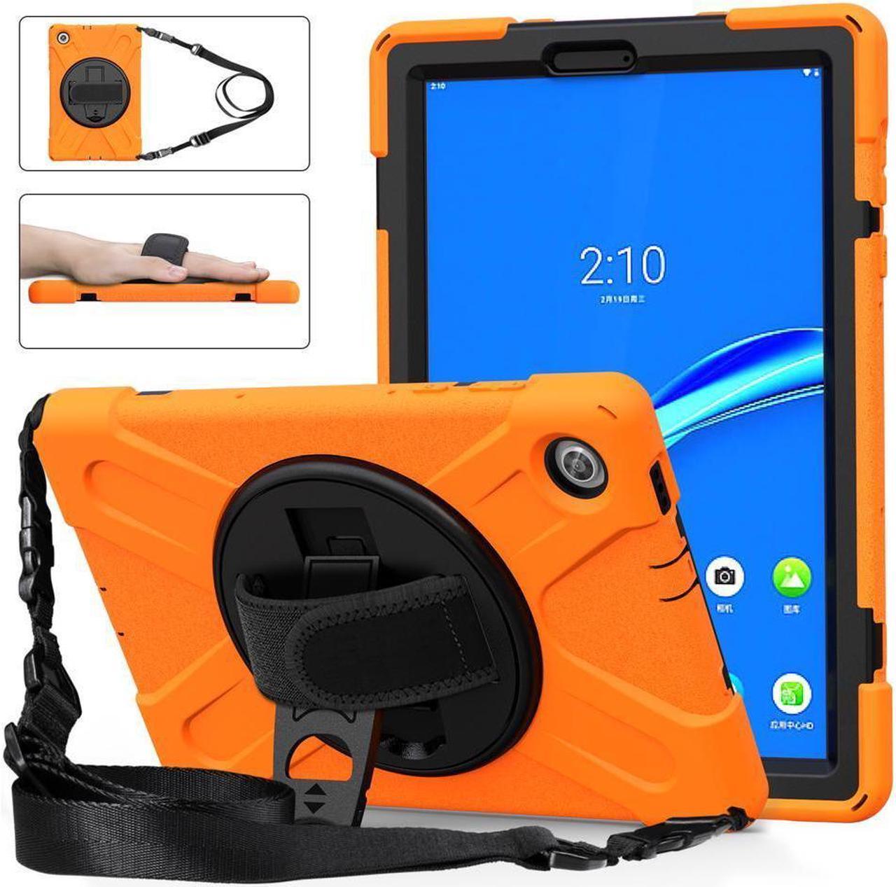 BONAEVER Case for Lenovo Tab M10 FHD Plus 10.3 inch 2020 2nd Gen / K10 TB-X606F TB-X606X TB-X6C6F TB-X6C6X Shockproof Cover with Stand Shoulder Strap