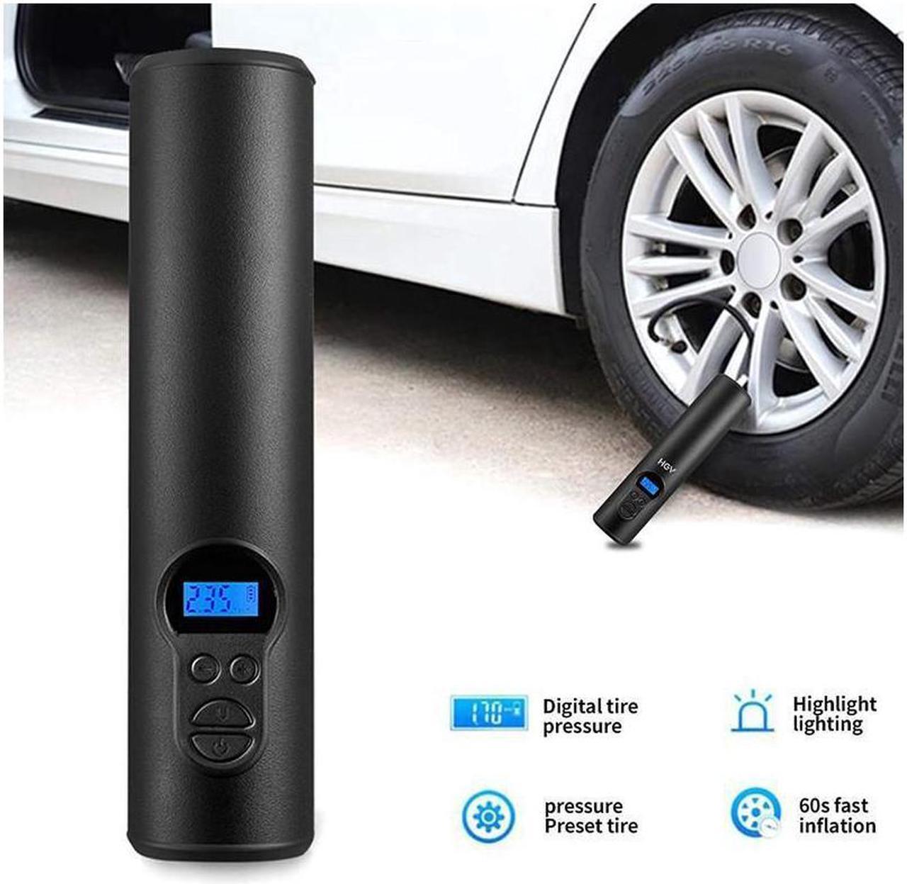 Alt view image 5 of 7 - BONAEVER Portable Electric Tyre Pump Car 12V Air Pump Tire Inflator Wireless Tyre Inflator for Car Motorcycle Bike Balls