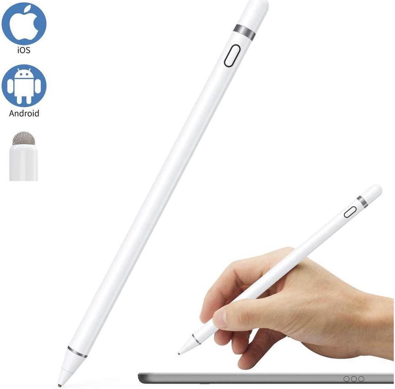 BONAEVER Active Stylus Pen Compatible for iOS& Android Touch Screens Pencil for iPad with Dual Touch FunctionRechargeable Stylus for iPad/iPad Pro/Air/Mini/iPhone/Cellphone/Samsung/ Drawing & Writing