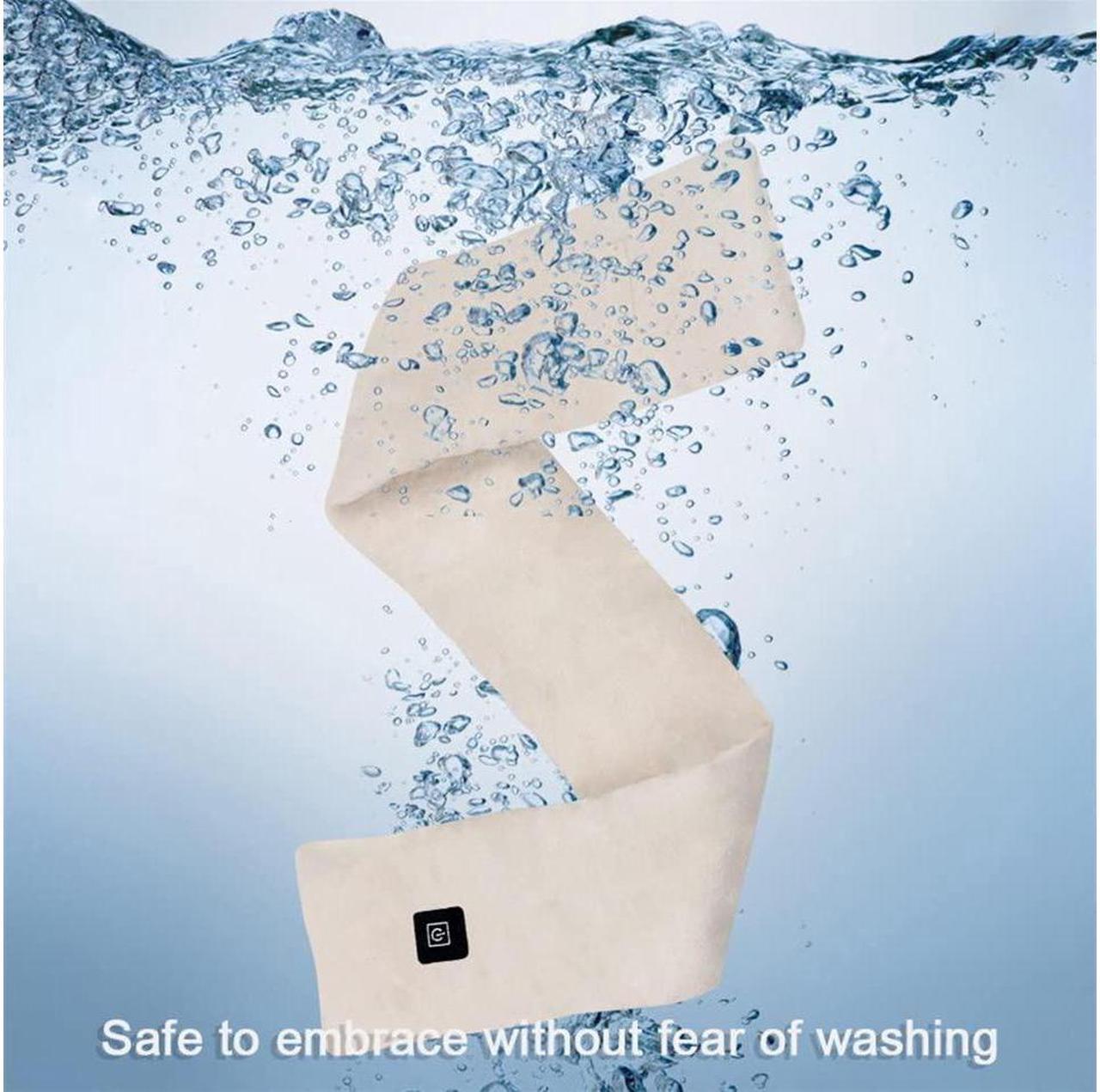 Alt view image 5 of 7 - BONAEVER Winter Heating Scarf 3 Levels Usb Neck Shoulder Warmer Scarves 5W Outdoor Hiking Fishing Overheat Protection Warming Equipment