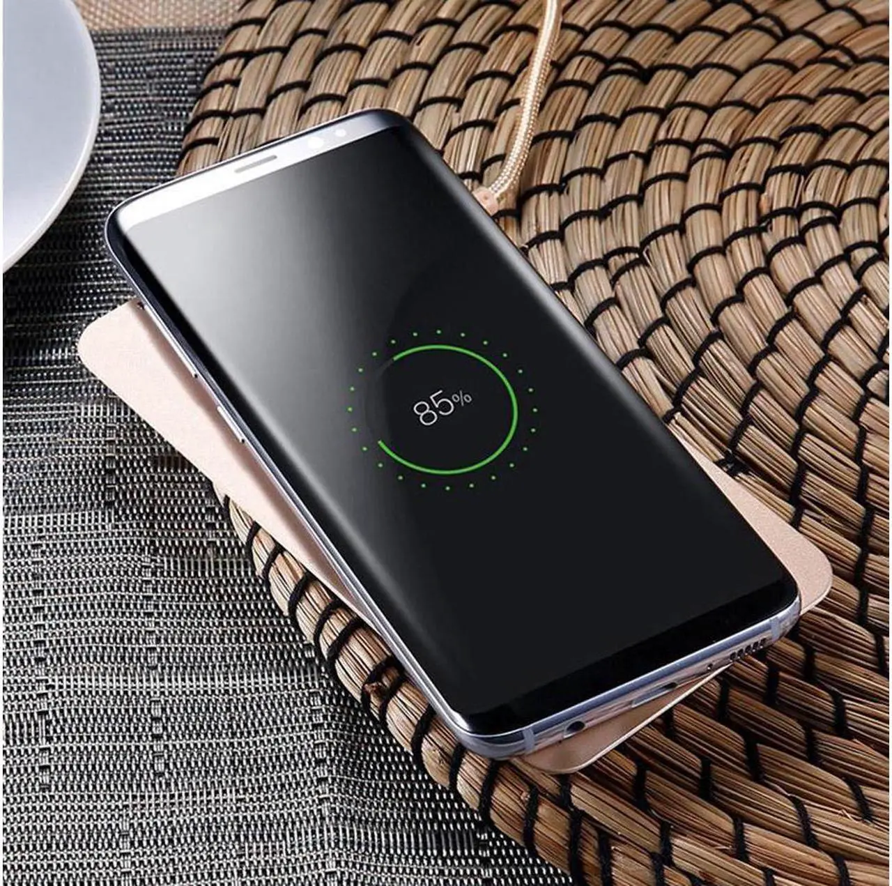 Alt view image 5 of 7 - BONAEVER Fast Qi Wireless Charger Wireless Charging Stand Compatible with iPhone 14/13/12/11/SE/XS/XR/X/8Samsung Galaxy S22 S21 S20 S10 S9 S8 Note 20/10/9/8