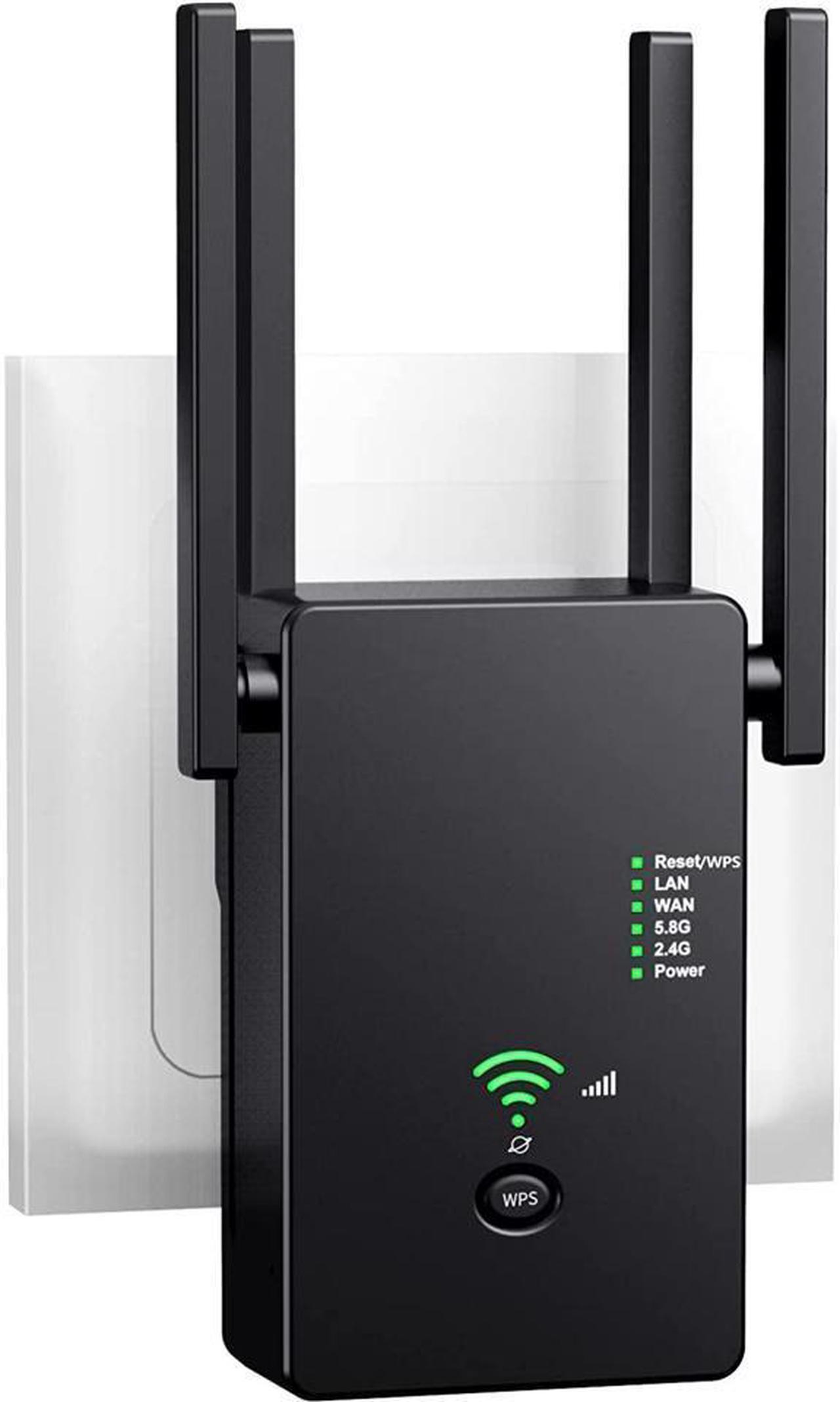 BONAEVER WiFi Extender Wireless Internet Boo Stander can Cover 2860 Square Meters. ft & 25 Device Ethernet Port extends Internet WiFi to Home Devices