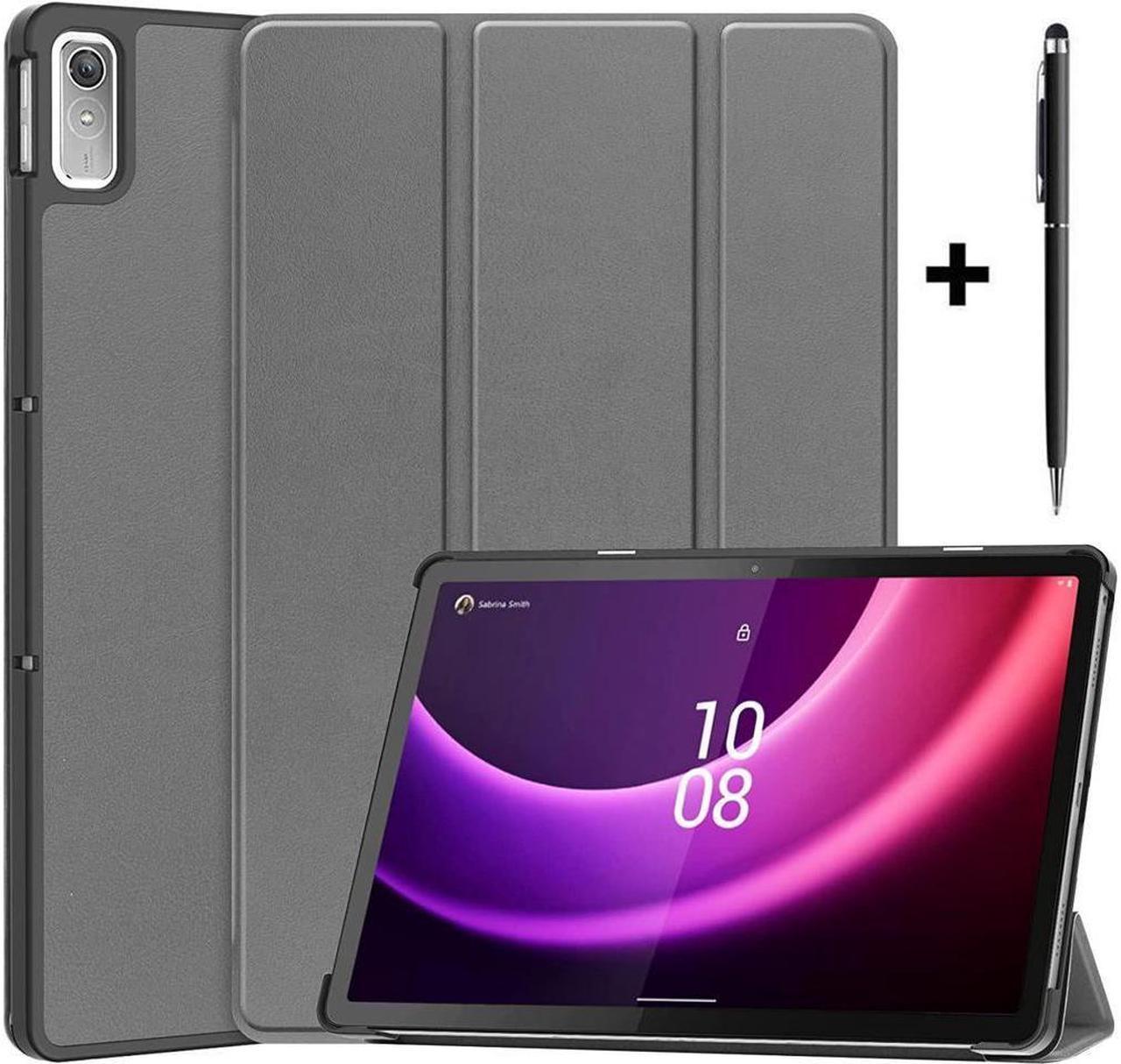 BONAEVER Case for Lenovo Tab P11 2nd Generation 11.5 inch / Xiaoxin Pad Plus 11.5 2023 Tri fold Slim Hard Protective Cover with Stand Stylus Pen