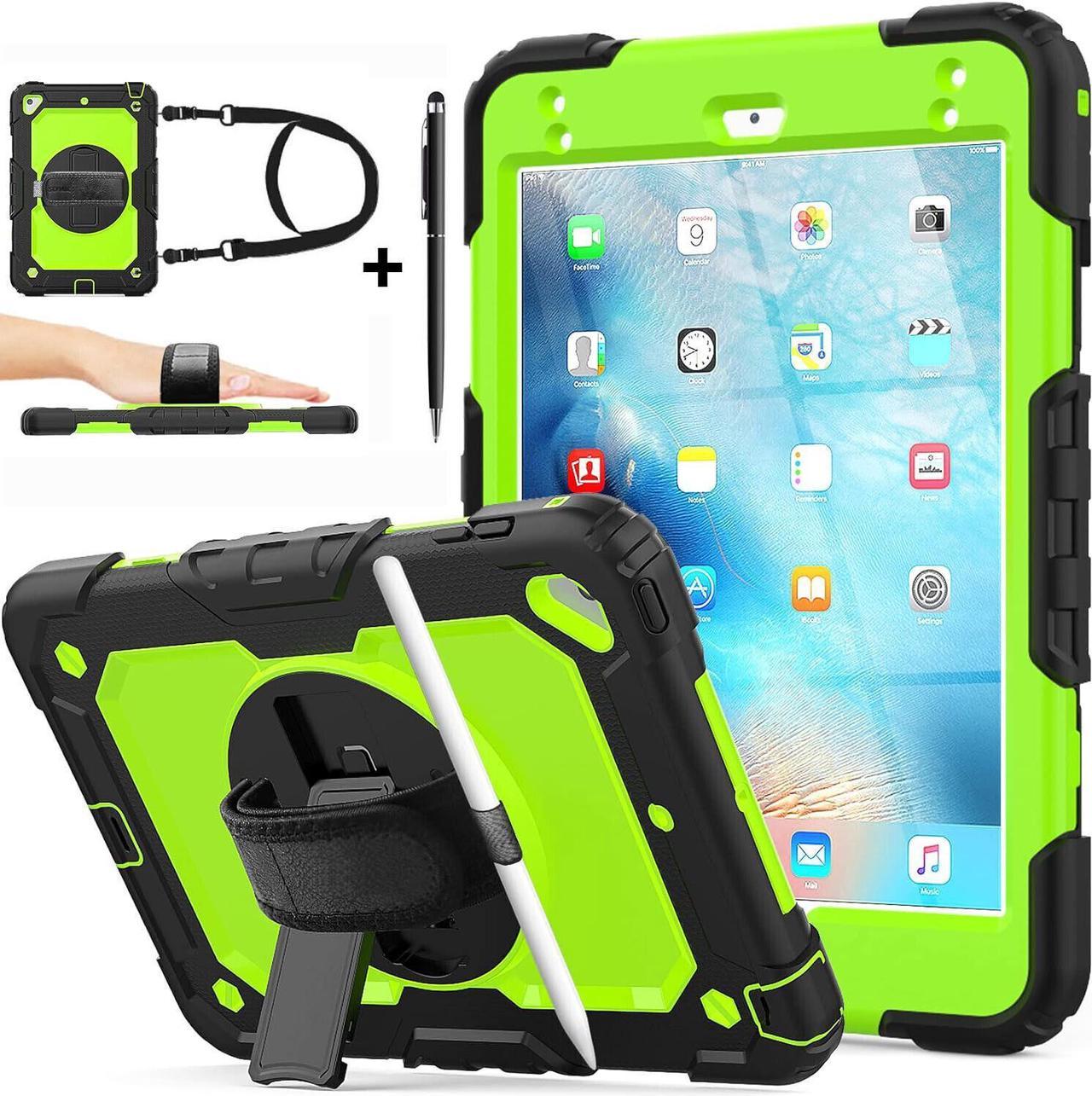 BONAEVER Protective Case for iPad Mini 5 Mini 4 7.9 inch Shockproof Cover with Screen Protector Pencil Holder Stand and Shoulder Strap Stylus Pen