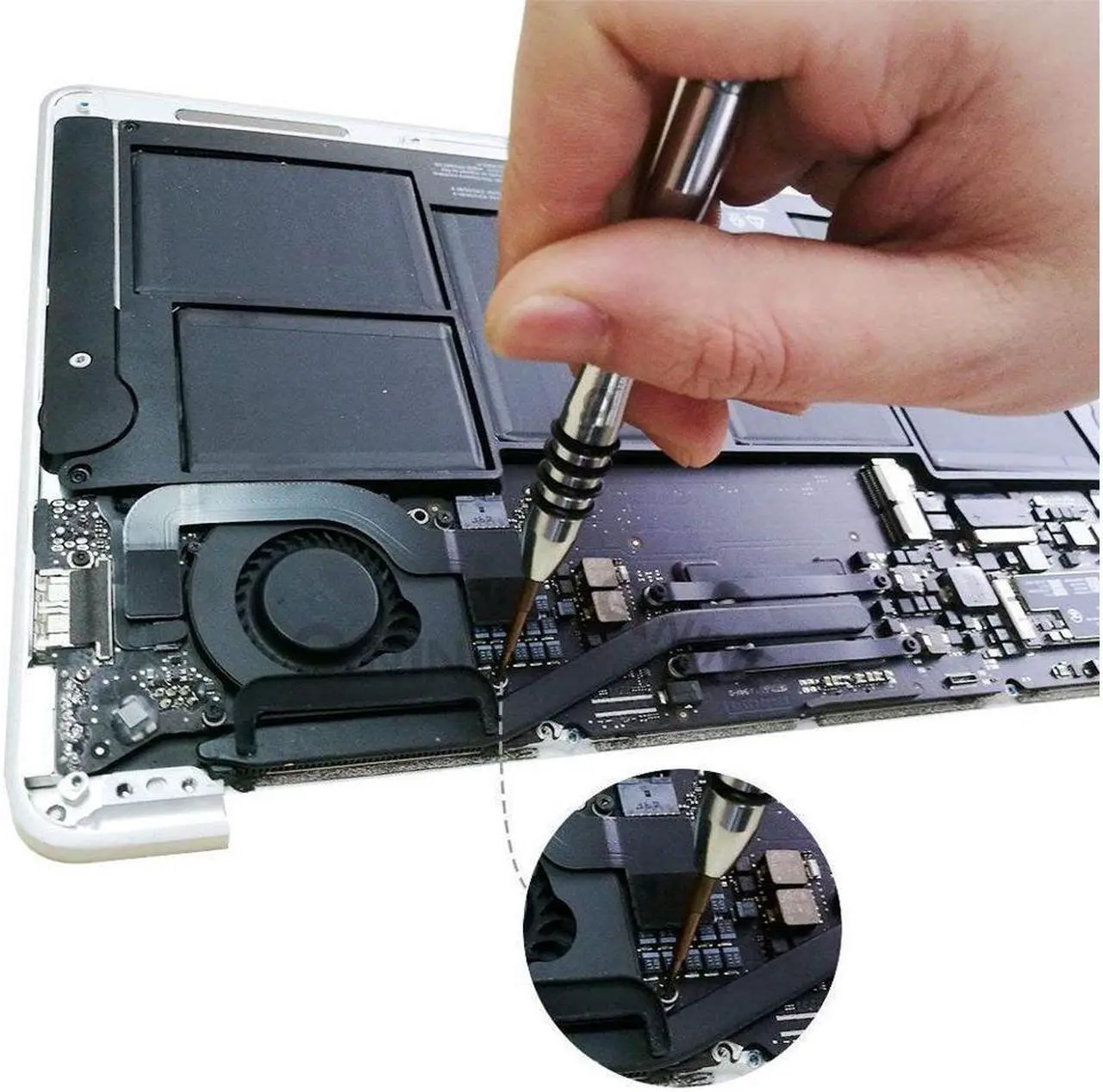 Alt view image 4 of 5 - Screwdrivers Set 6pcs Repair Tool Kit for MacBook Air & Pro, fit All Old or Retina Display models A1278 A1286 A1297 A1425 A1502 A1398 A1465 A1466 A1369 A1370 A1534