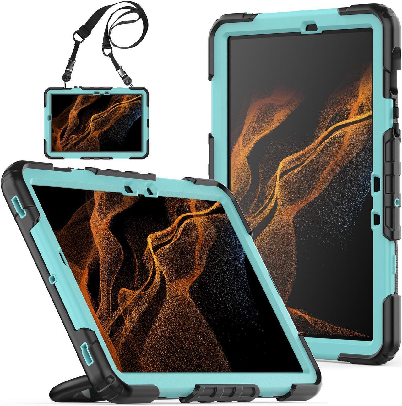 BONAEVER For Samsung Galaxy Tab S8 Case 11 inch 2022 SM-X700 SM-X706 with Screen Protector / Rotatable Stand / Hand Strap / S-Pen Holder For Galaxy Tab S7 11 inch 2020 SM-T870 SM-T875 SM-T878