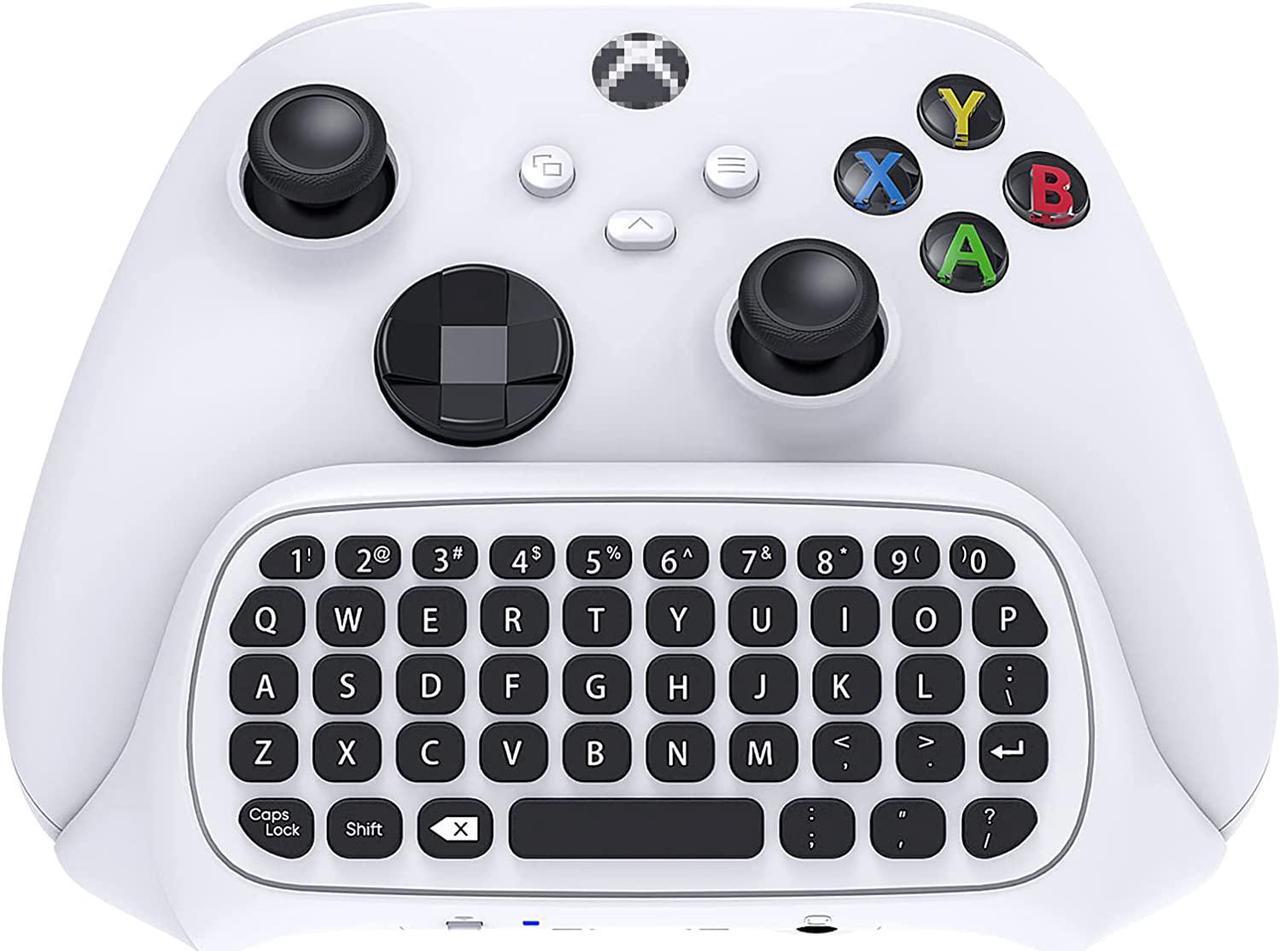 Controller Keyboard for Xbox Series X / Series S / One / S / Controller, Mini Game Chatpad Keypad with Audio/3.5mm Headset Jack & 2.4Ghz Receiver Accessories for for Xbox Series X/S Game Controller