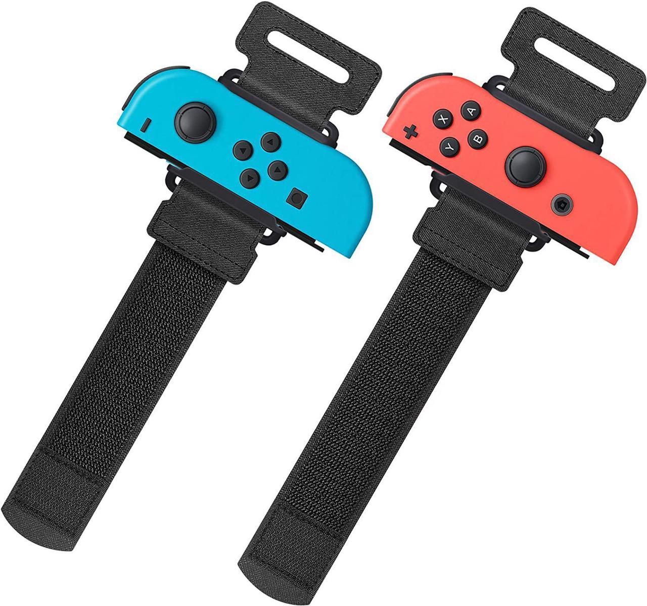 BONAEVER Upgraded Wri Stand B s Compatible with Ju Stand Dance 2022 2021 2020 Switch Adjustable Ela Standic Dance Straps Compatible with Switch & Switch OLED Controllers 2 Pack for Kids Adults