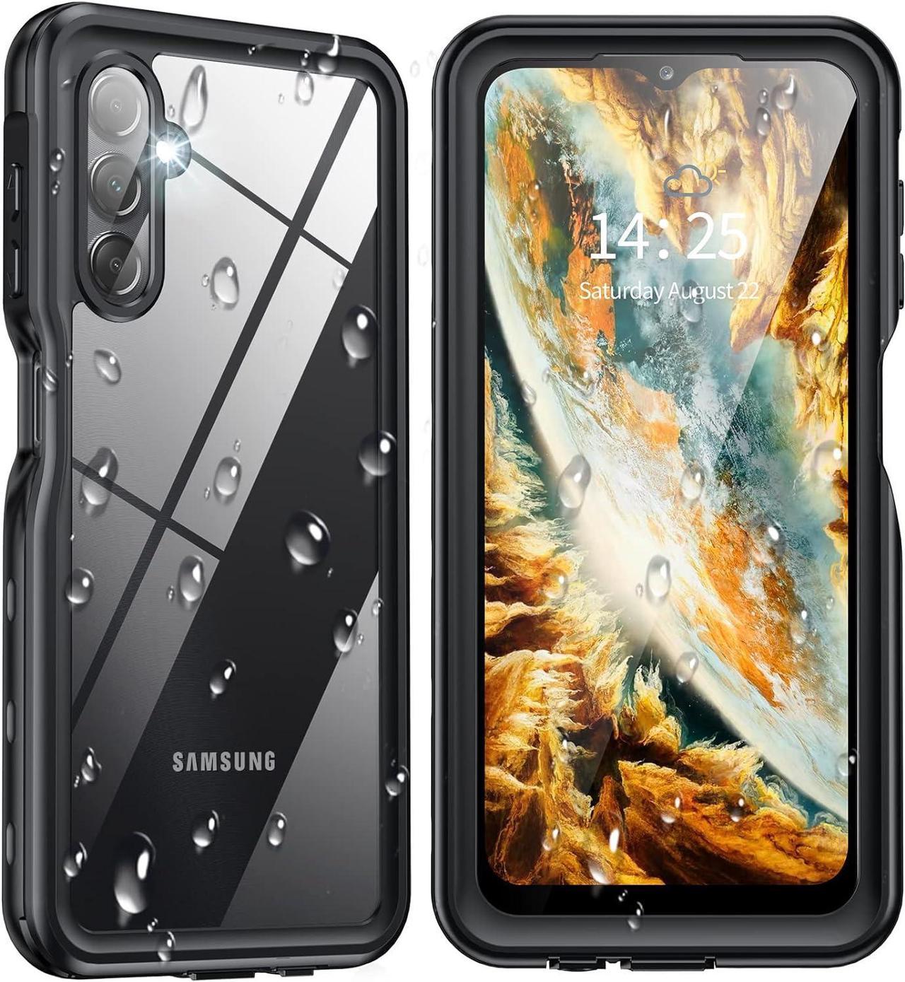 BONAEVER For Samsung Galaxy A15 5G Waterproof Case with Built-in Screen Protector Full Protection Shockproof Du Standproof Phone Cover for Samsung Galaxy A15 5G