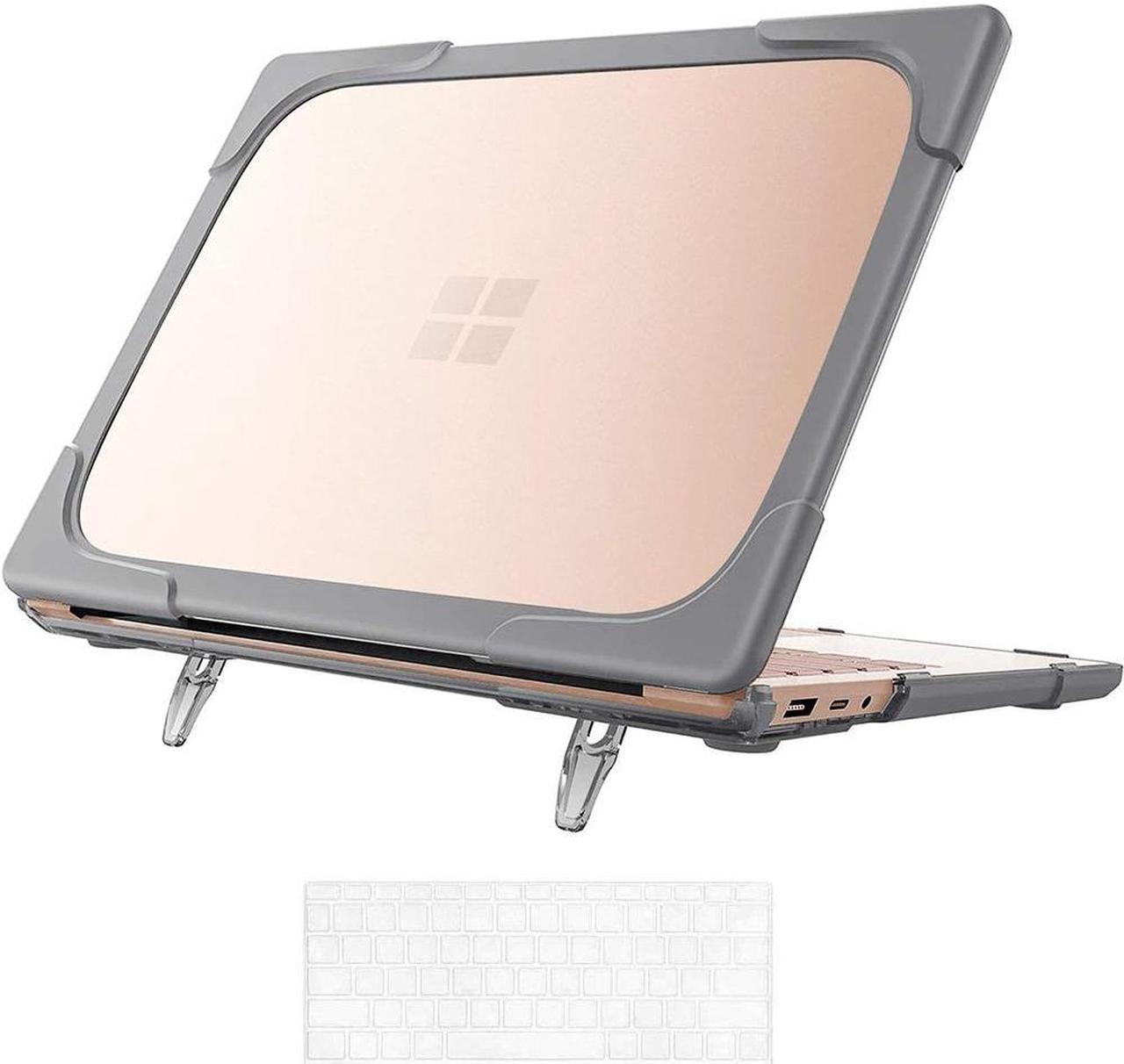 BONAEVER Case for Microsoft Surface Laptop 5/4/3 13.5 inch with Metal Palm Rest, Model 1868/1951, Matte Protective Case Hard Laptop Cover with Transparent Keyboard Skin