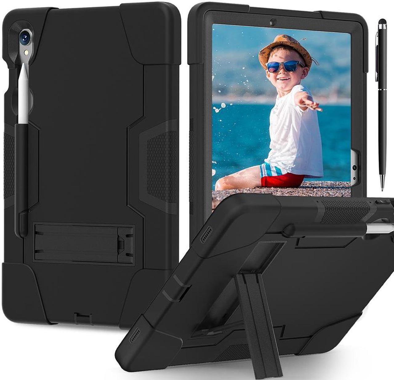 BONAEVER Case for Samsung Galaxy Tab S9 11 inch/S9 FE 5G 10.9 inch 2023 with Kickstand, Heavy Duty Shockproof Protective Cover with Pencil Holder, Stylus Pen