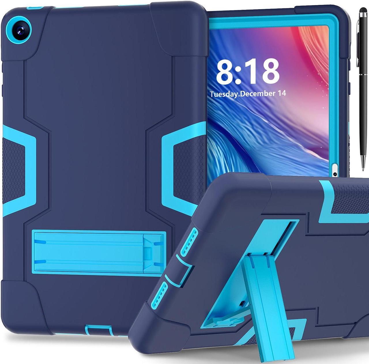 BONAEVER Case for Huawei MatePad SE 10.4 inch 2023 with Kickstand, Heavy Duty Shockproof Protective Cover with Stylus Pen Blue