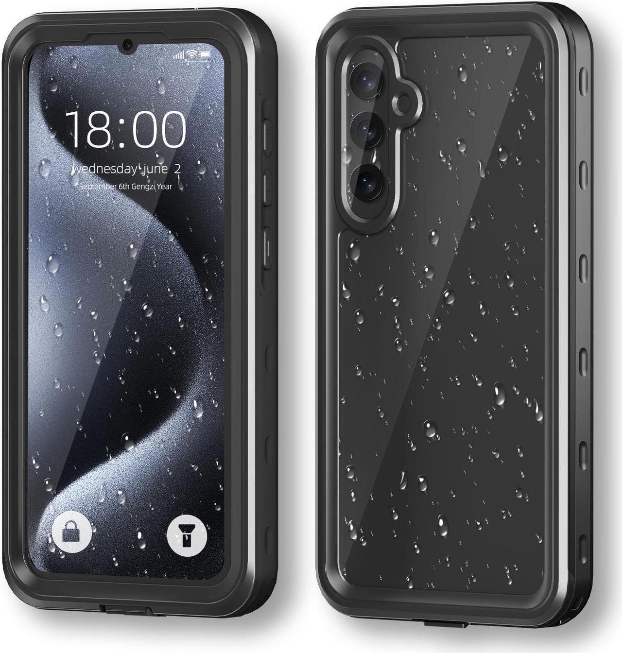 BONAEVER For Samsung Galaxy A35 5G Case Waterproof with Built-in Screen Protector [IP68 Underwater] Anti-Scratched Rugged Cover [360° Shockproof] Case for Samsung Galaxy A35 5G 6.6 inch