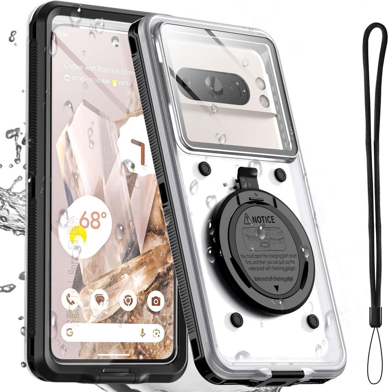 BONAEVER Waterproof Phone Case, Universal Self-Check Function Underwater Pouch Dry Bag Beach Travel Essentials Tech Gadgets for iPhone 15 14 13 11 12/Samsung S24/LG,Google/Xiaomi/Motorola_3