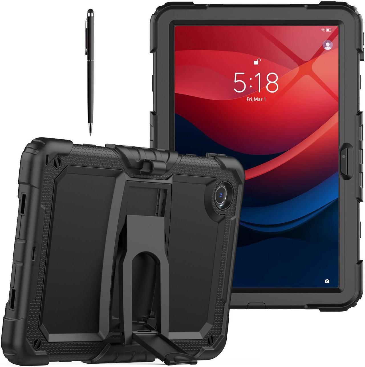 BONAEVER Case for Lenovo Tab M11 11 inch 2024 Model TB330FU TB330XU TB-331FC Military Grade Shockproof Cover with Screen Protector Rotating Stand Hand Strap Stylus Pen