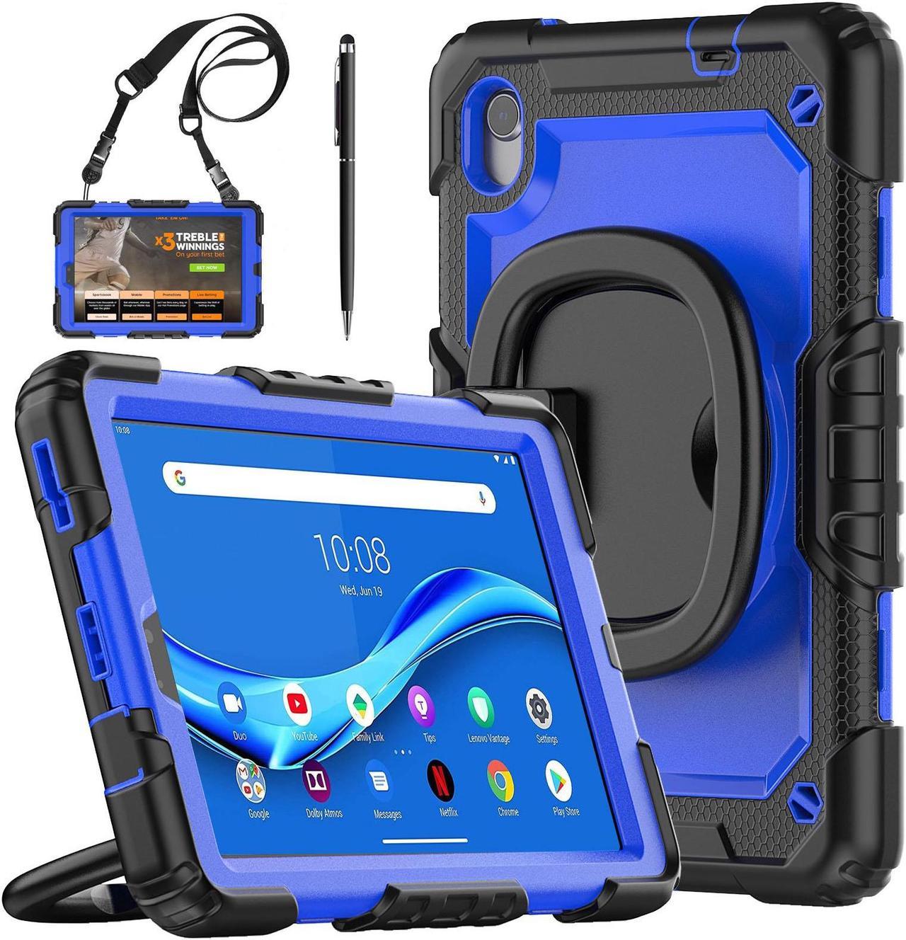 BONAEVER Case for Lenovo Tab M8 HD FHD Smart 2022 2021 2020 2019 8.0 inch TB-8506FS TB-8506F TB-8505F TB-8505X TB-8505FS TB-8705F TB-8705N with Screen Protector Stylus Pen Pen Holder Shoulder Strap