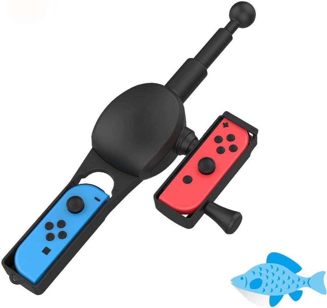 Fishing Rod for Nintendo Switch / Switch OLED, Fishing Game Kit Compatible with Nintendo Switch Legendary Fishing, The Strike Championship Edition Gadgets for Family Party, Fishing Gifts for Men