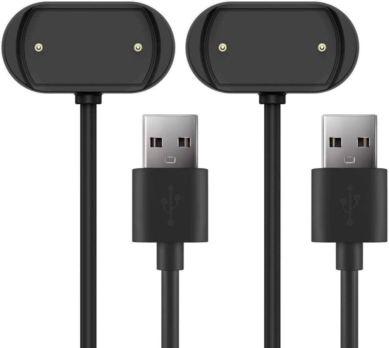 Charger Compatible with Amazfit GTR 4, GTR 3, GTR 3 Pro, GTS 3, GTS 4, T-Rex 2 (1M,2-Pack)