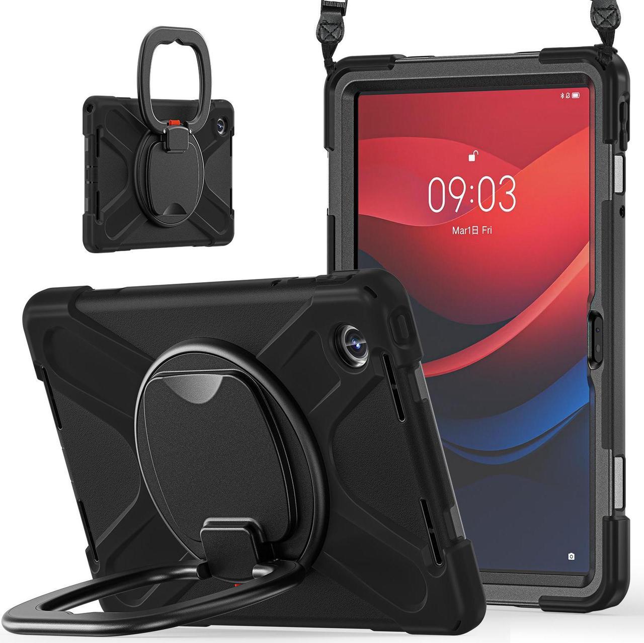 BONAEVER Case for Lenovo Tab M11 11 inch 2024 Model TB330FU TB330XU TB-331FC Protective Cover with S Pen Holder Stand Hand/Shoulder Strap