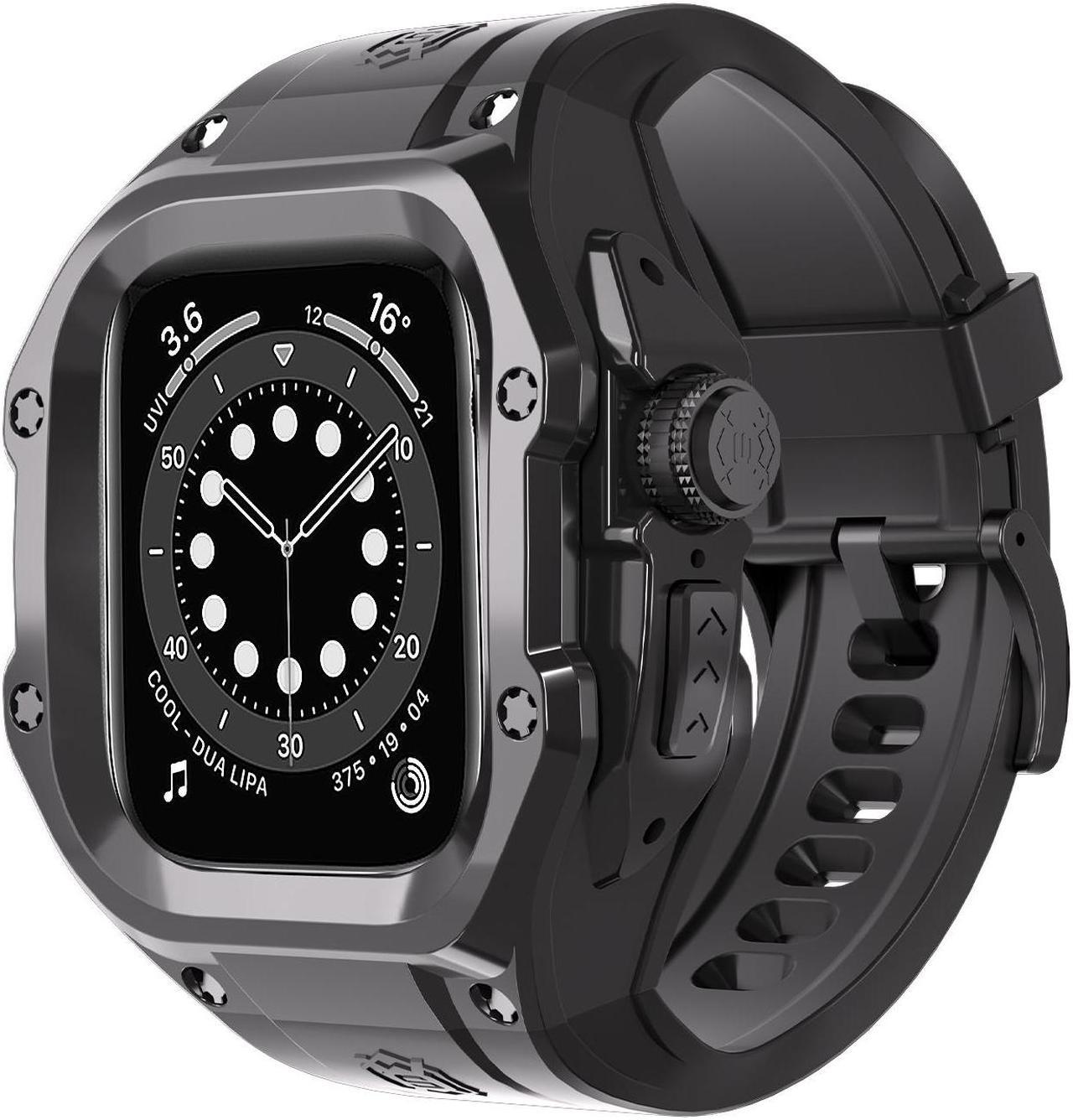 Waterproof Case with Band for Apple Watch Ultra 2 / Ultra 1 49mm, Water Proof Full Body Rugged Cover with Screen Protector for Apple Watch Ultra 2 / Ultra1 49mm