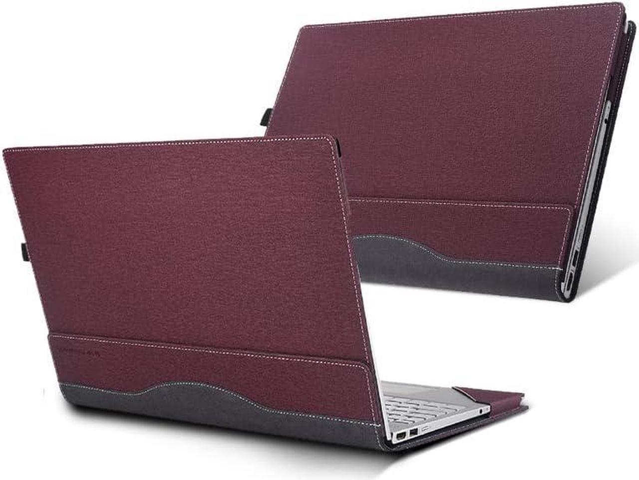 BONAEVER Laptop Case Compatible for HP Spectre x360 14-ef 14-ef000 14-ea 14-ea000 14t-ea Cover Protector Skin Sleeve Notebook 14ea Pouch Wine Red