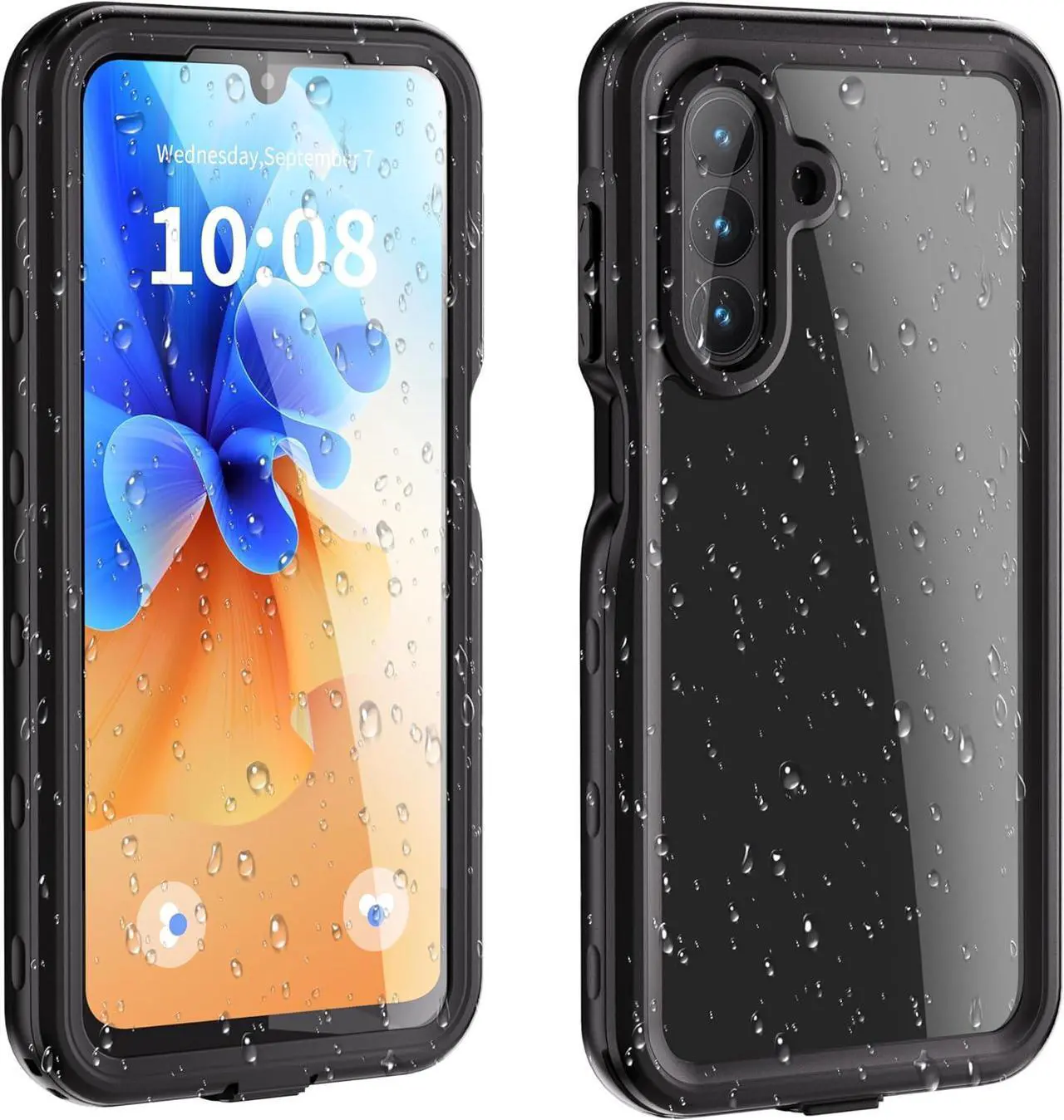 Main image of BONAEVER for Samsung Galaxy A26 5G Phone Case, IP68 Waterproof Dustproof, Built-in Screen Protector, Rugged Full Body Shockproof Protective Cover for Galaxy A26 5G 6.64 Inch 2025