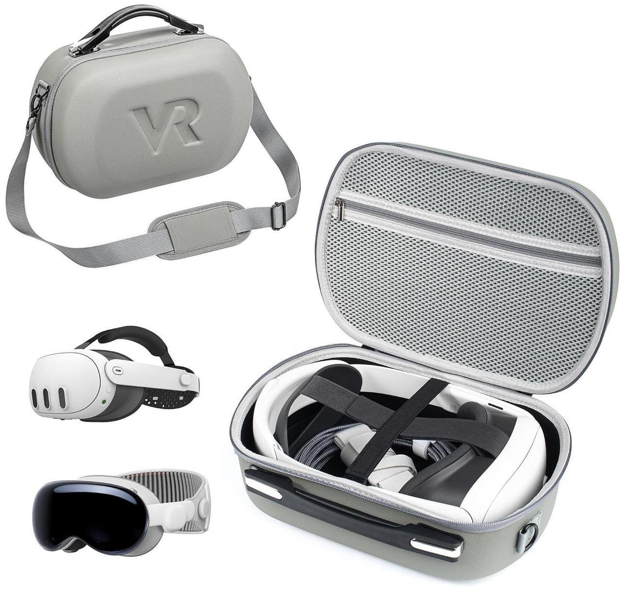 Main image of BONAEVER Hard Carrying Case for Meta Quest 3 / Quest 3S, VR Gaming Headset Controllers and Accessories Travel Storage Case for Vision Pro, Meta Quest 2, Quest Pro, Pico 4, Pico 4 Pro
