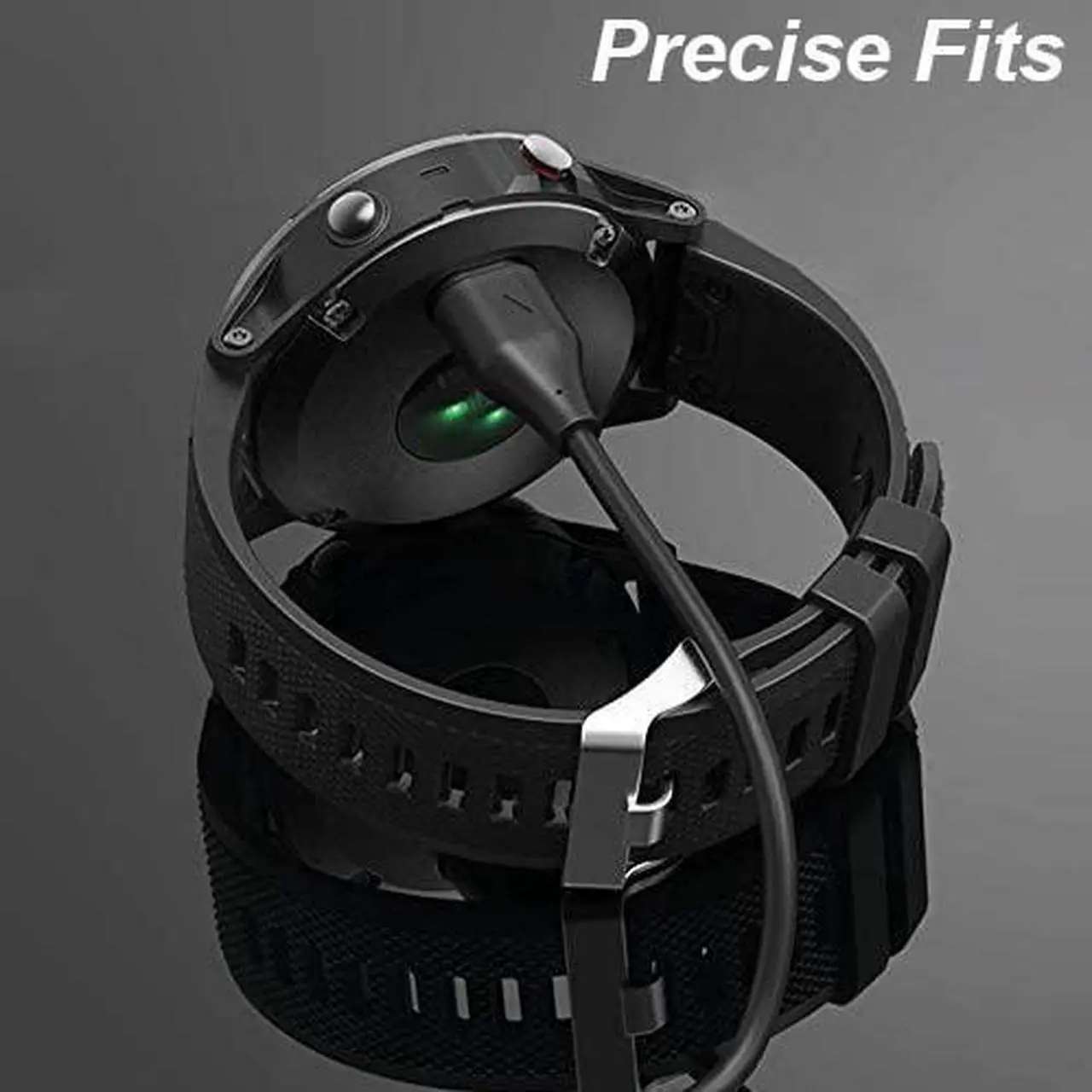 Alt view image 3 of 6 - BONAEVER Charger for Garmin Forerunner 45 55 245 255 265 745 945 955 965, Approach S10 S12 S40 S42 S60 S70, Vivoactive 3 4 4S, Instinct Venu 2 2S Plus Fenix 8 7 7S 7X 6 5 Charging Cable [2Pack, 3.3ft]