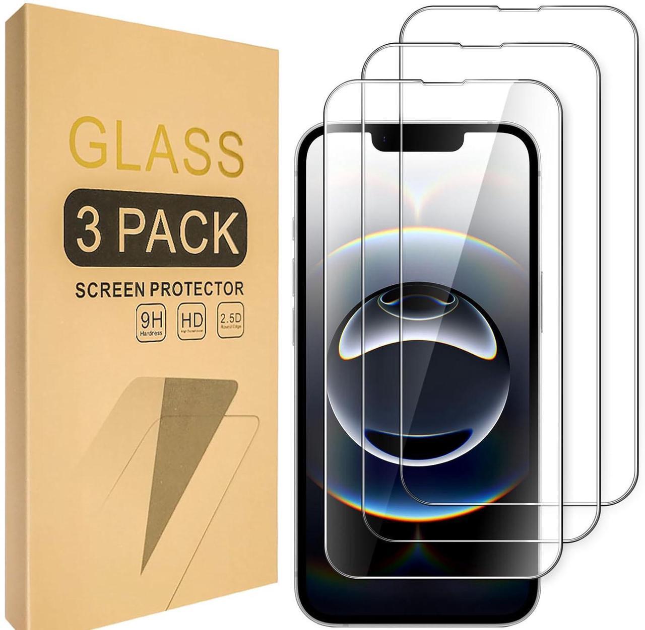 Main image of BONAEVER Full Coverage Screen Protector for iPhone 16e 6.1-Inch 2025, 9H Tempered Glass Film, Case-Friendly, HD Clear, 3-Pack
