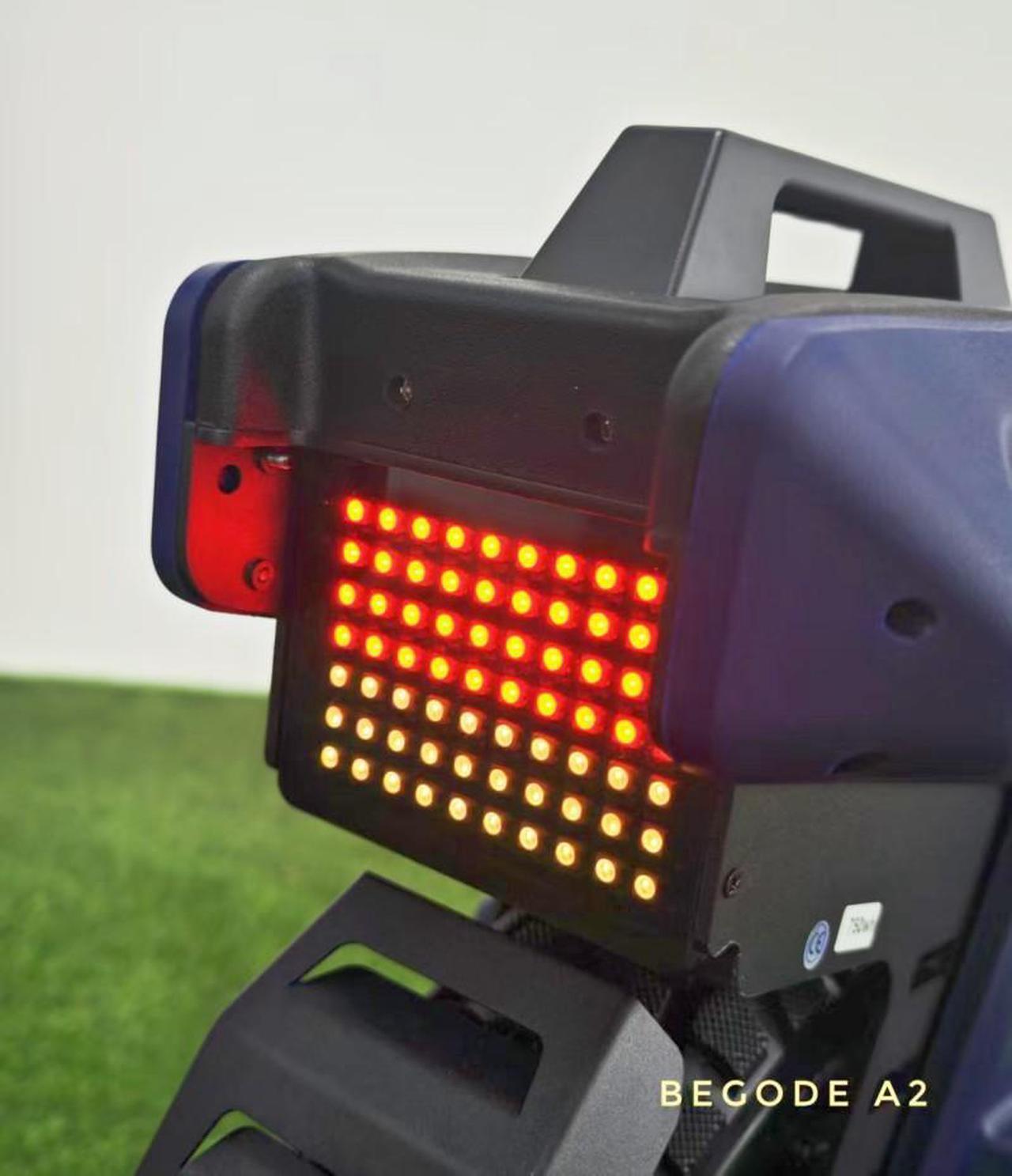 Alt view image 6 of 7 - Begode A2 15-inch Electric Unicycle With 1000W Motor 84V 750Wh 18.6Mph 31Miles