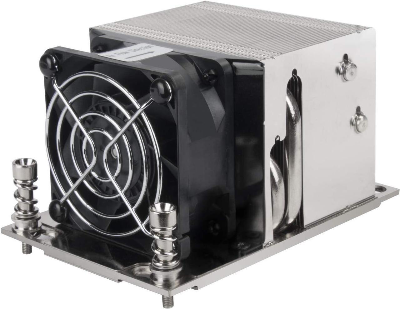 Alt view image 2 of 7 - XE02-SP3 SilverStone Technology 2U Small Form Factor Server/Workstation CPU Cooler for AMD SP3/TR4 sockets, Welcome to consult