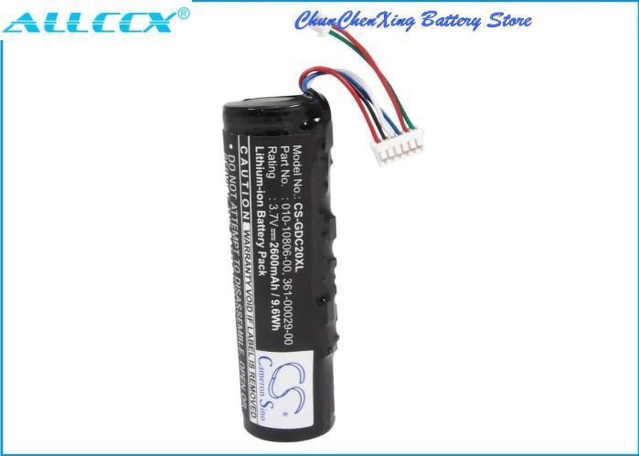Alt view image 8 of 11 - 2600mAh Battery for Garmin DC20, DC30, DC40, Astro System DC20