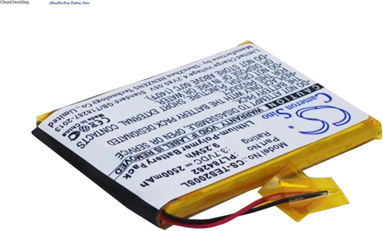 Alt view image 13 of 14 - Replacement GPS, Navigator Battery for TEASI One 2 ,PL784262    2500mAh