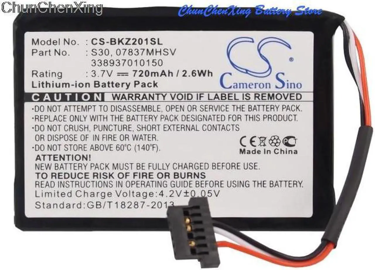 Alt view image 11 of 15 - Battery for Becker Traffic Assist Z200, Z201, Z203, Z204, Z205, Z098, Z101, S30