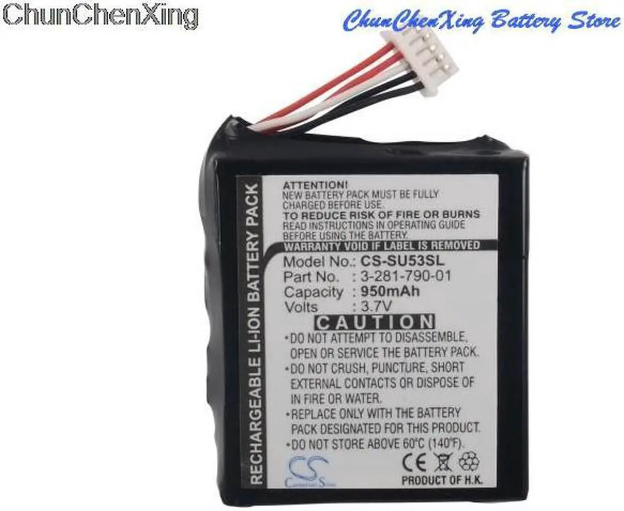 Alt view image 11 of 15 - 950mAh Battery for Sony NV-U50, NV-U50T, NV-U51T, NV-U53, NV-U53T, NVD-U01N