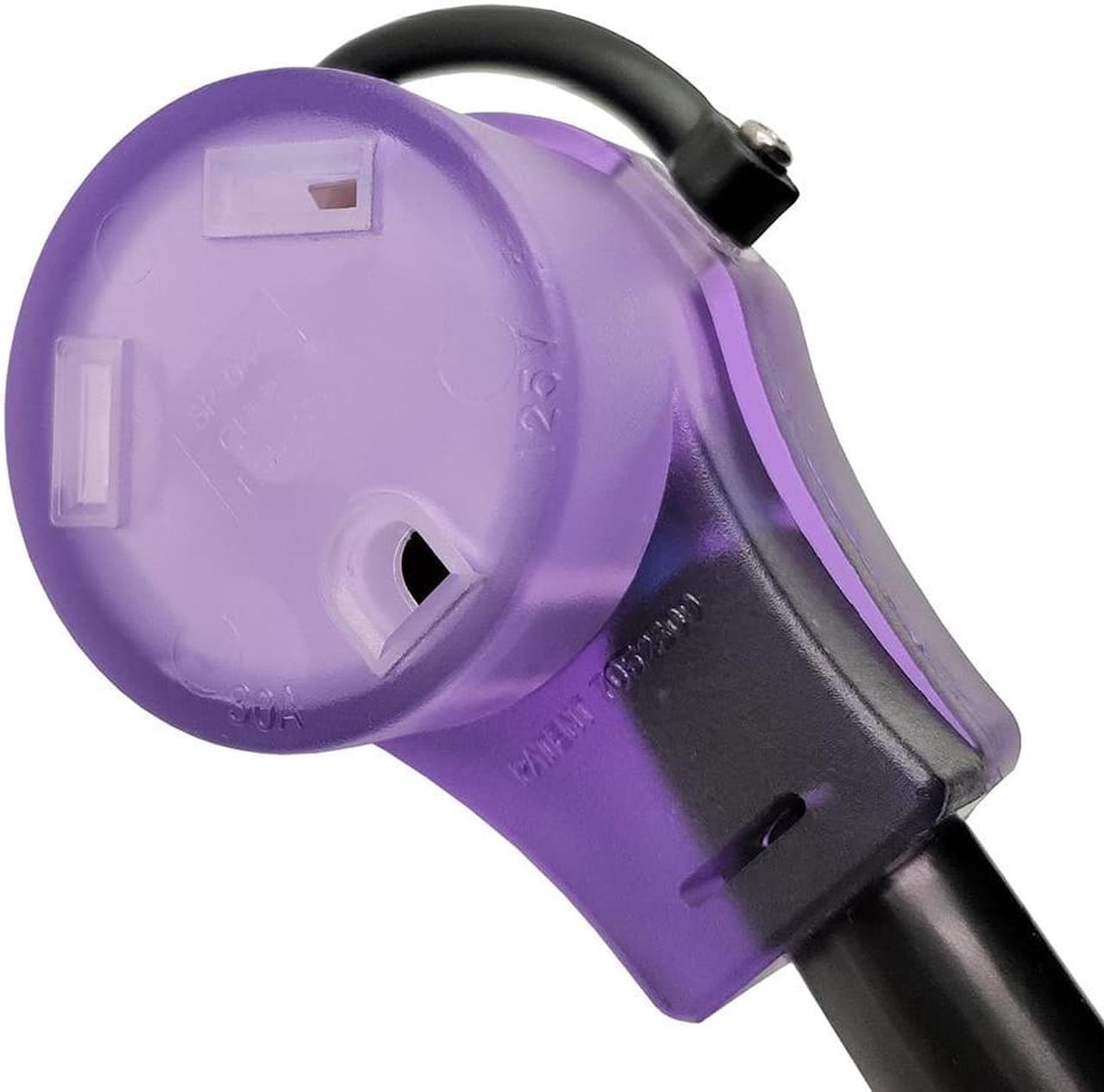 Alt view image 4 of 5 - Parkworld 61322 RV 30A Extension Cord, NEMA TT-30 with Handle for Recreational Vehicle, Travel Trailer and Camper 100 ft.