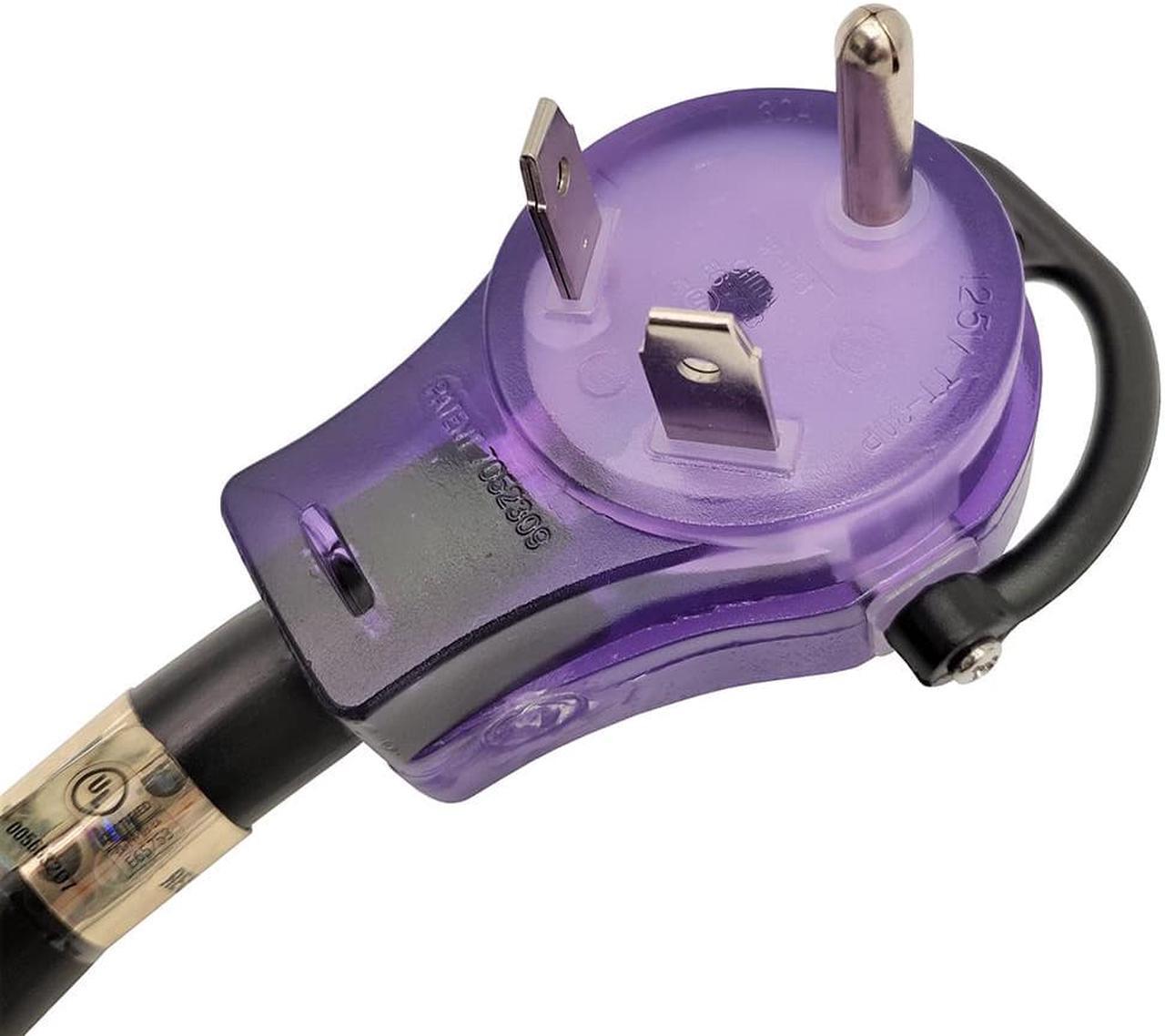 Alt view image 2 of 5 - Parkworld 61322 RV 30A Extension Cord, NEMA TT-30 with Handle for Recreational Vehicle, Travel Trailer and Camper 100 ft.