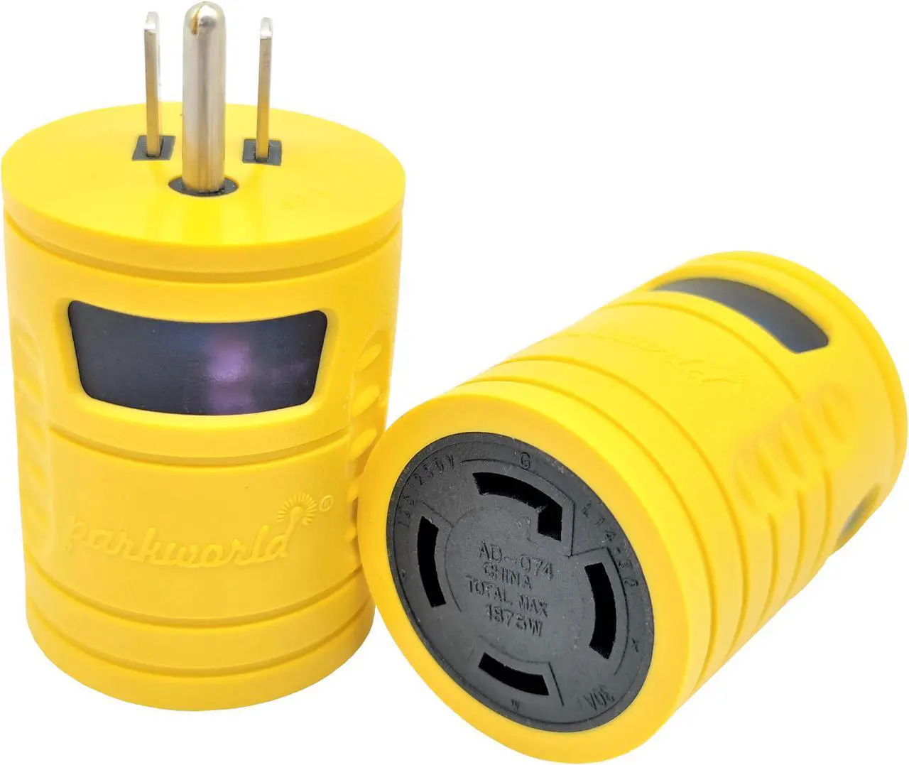 Main image of Parkworld 63104 Household Regular 15A Plug 5-15P to L14-30R Generator 4-Prong 30 AMP Locking Female