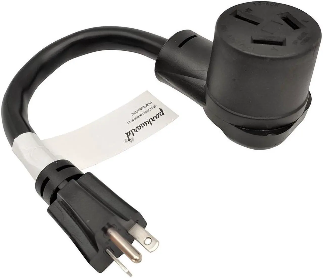 Alt view image 4 of 4 - Parkworld 61650 Adapter Power Cord 20 AMP Plug 6-20P to 10-50R Dryer 3 Prong 50 AMP 250V Receptacle