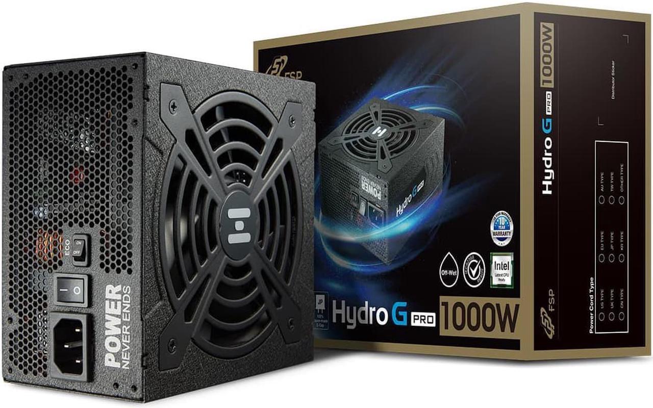 FSP Hydro G PRO 1000W 80 Plus Gold Full Modular ATX 12V V2.52 Active PFC Power Supply (HG2-1000)