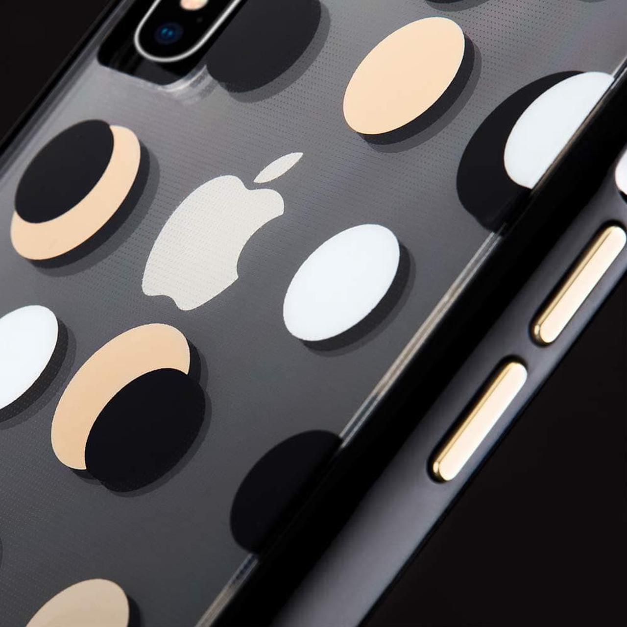 Alt view image 2 of 6 - Case Mate Tough Wallpapers Case for iPhone XS Max (ONLY) - Metallic Dot