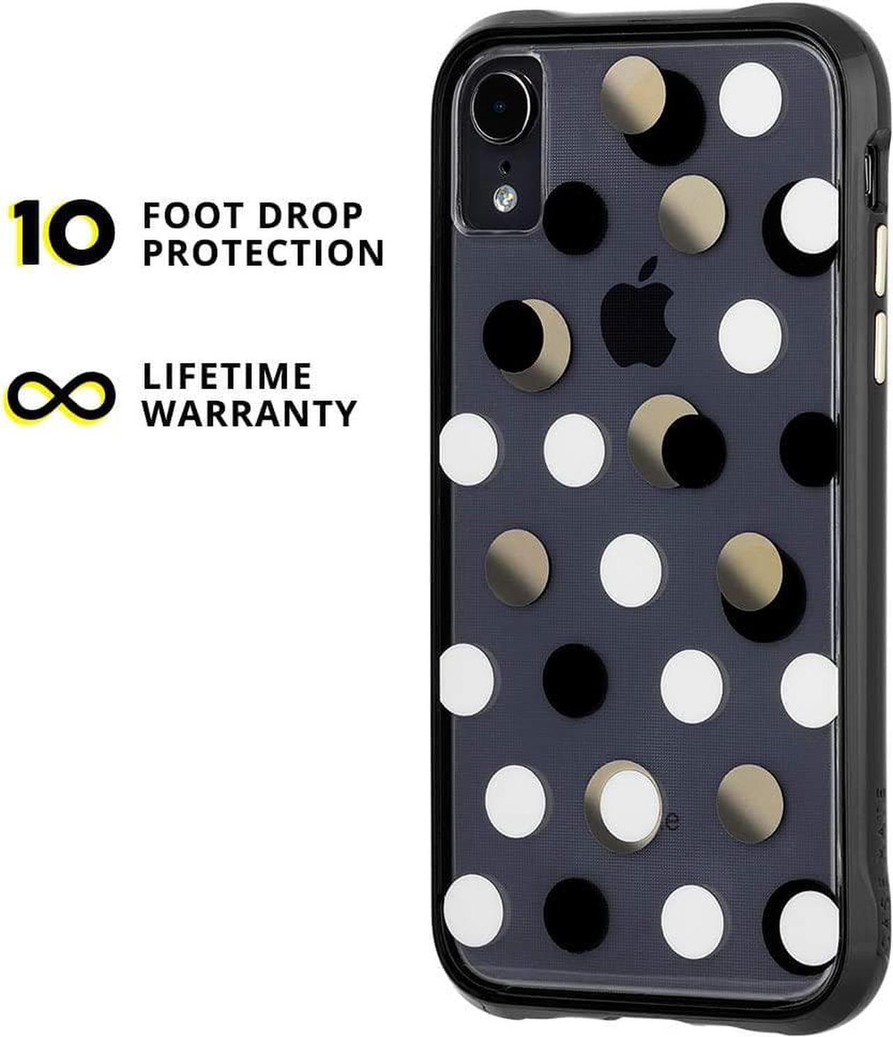 Alt view image 3 of 6 - Case Mate Tough Wallpapers Case for iPhone XS Max (ONLY) - Metallic Dot