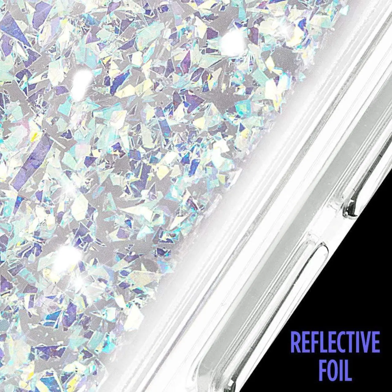 Alt view image 2 of 7 - Case-Mate Twinkle Case for Samsung Galaxy S10e - Stardust (Clear/Iridescent)