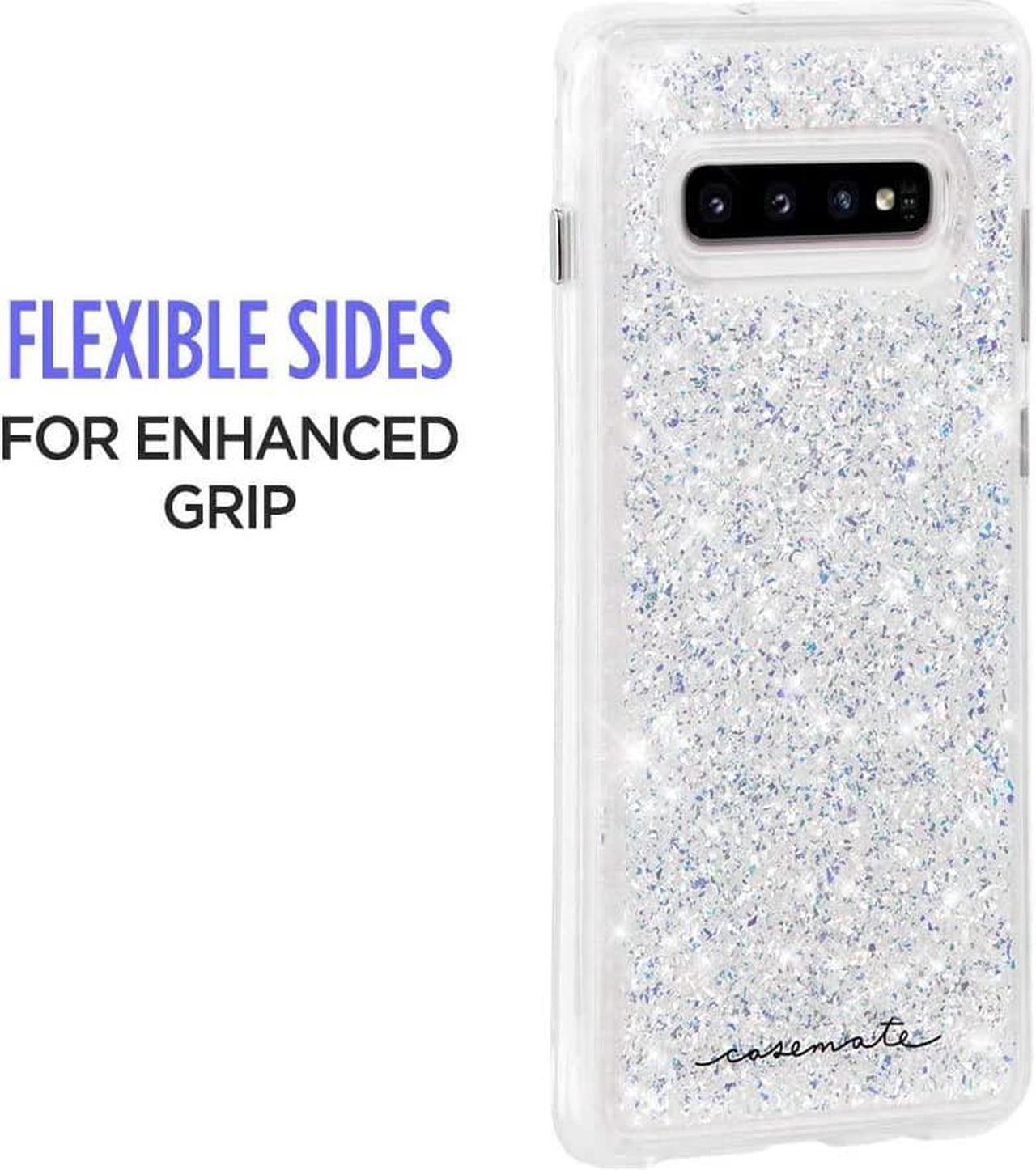Alt view image 5 of 6 - Case-Mate Twinkle Case for Samsung Galaxy S10 - Stardust (Clear/Iridescent)