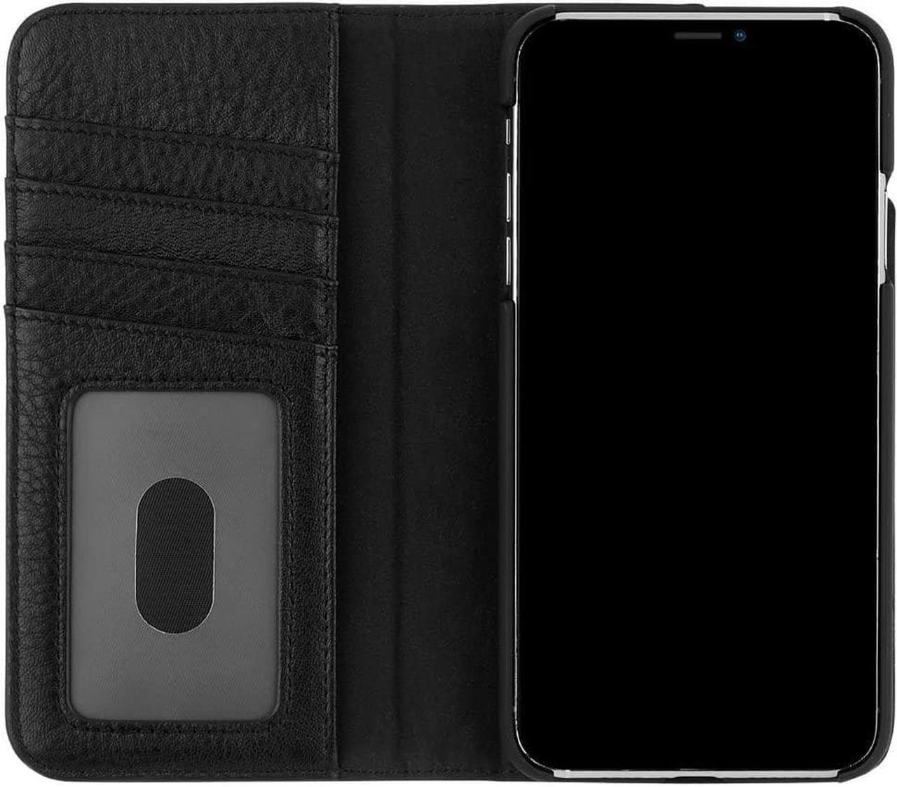 Alt view image 6 of 7 - Case-Mate Wallet Folio Case for Apple iPhone 11 Pro Max - Black (Genuine Leather)