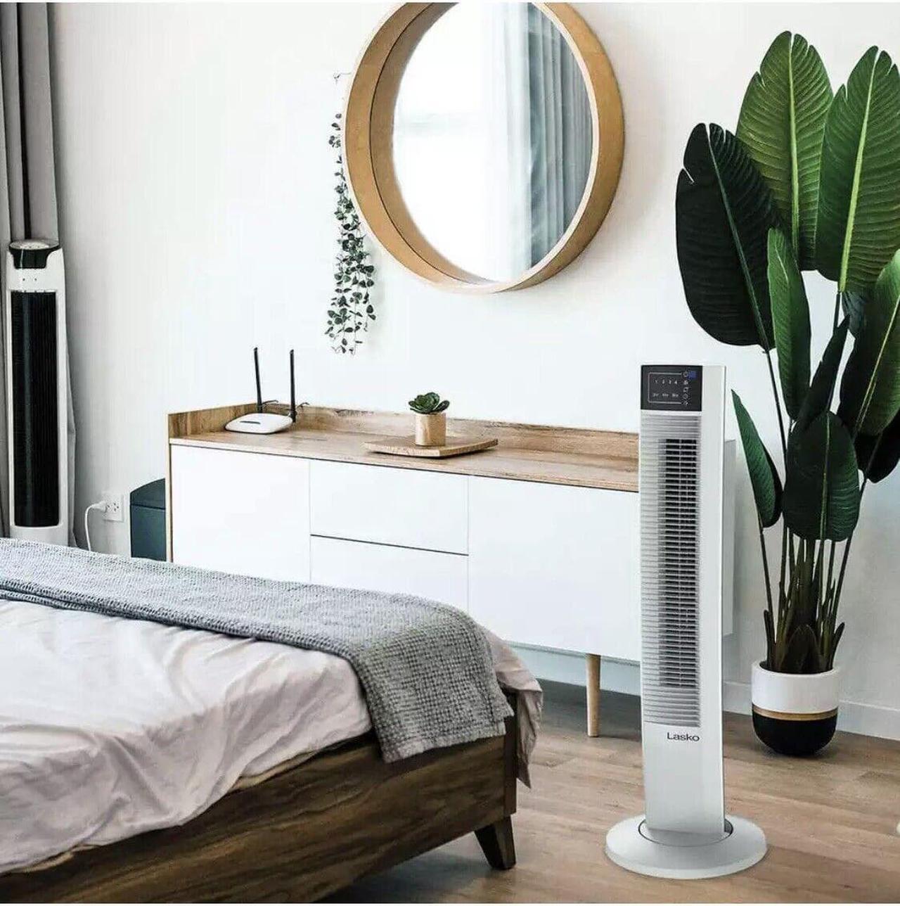 Alt view image 4 of 7 - Lasko 36-inch Wind Tower Fan with Remote Control