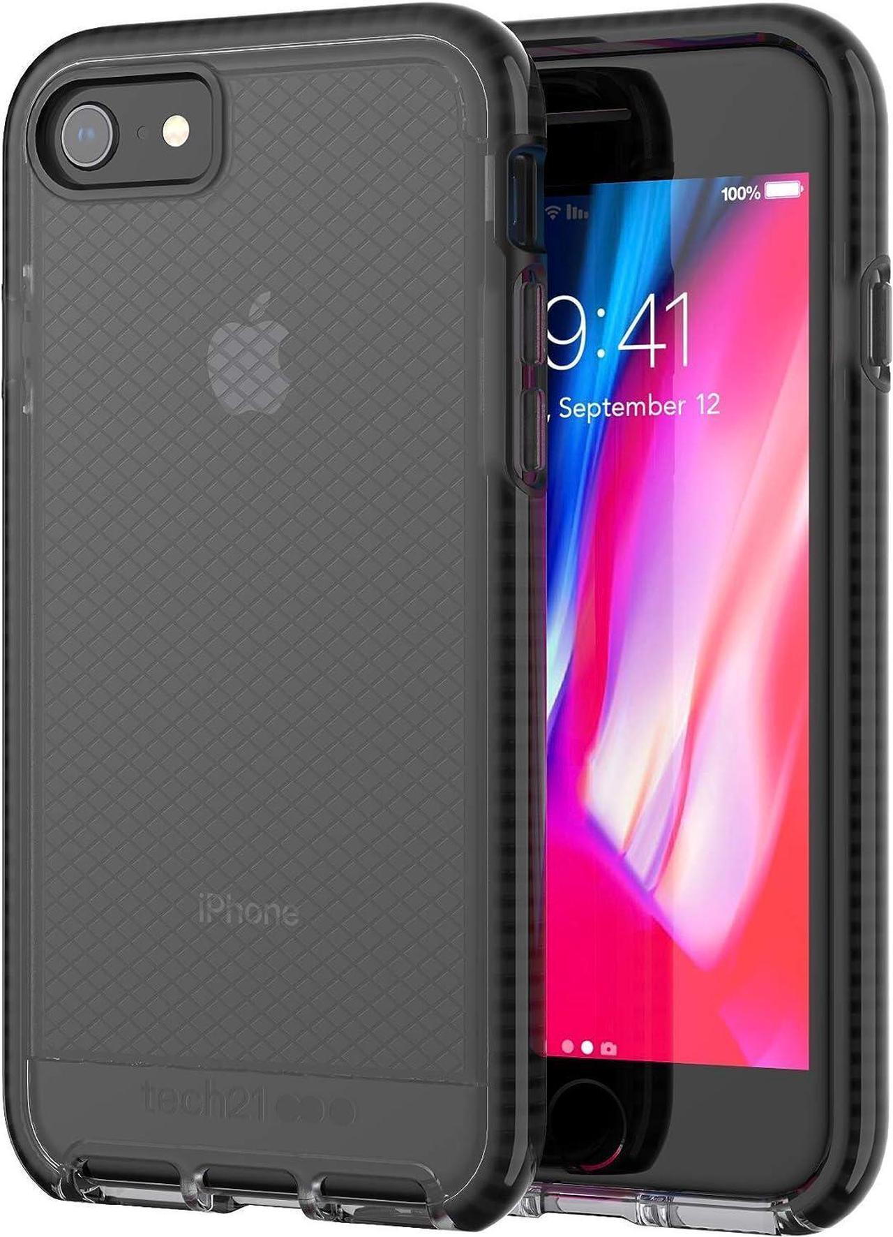 Alt view image 2 of 6 - Tech 21 EVOCHECK Multi-Drop Phone Protection 16 FT / 4.9M Multi Drop Impact Tested Black Case For Iphone SE (2022)/(2020)