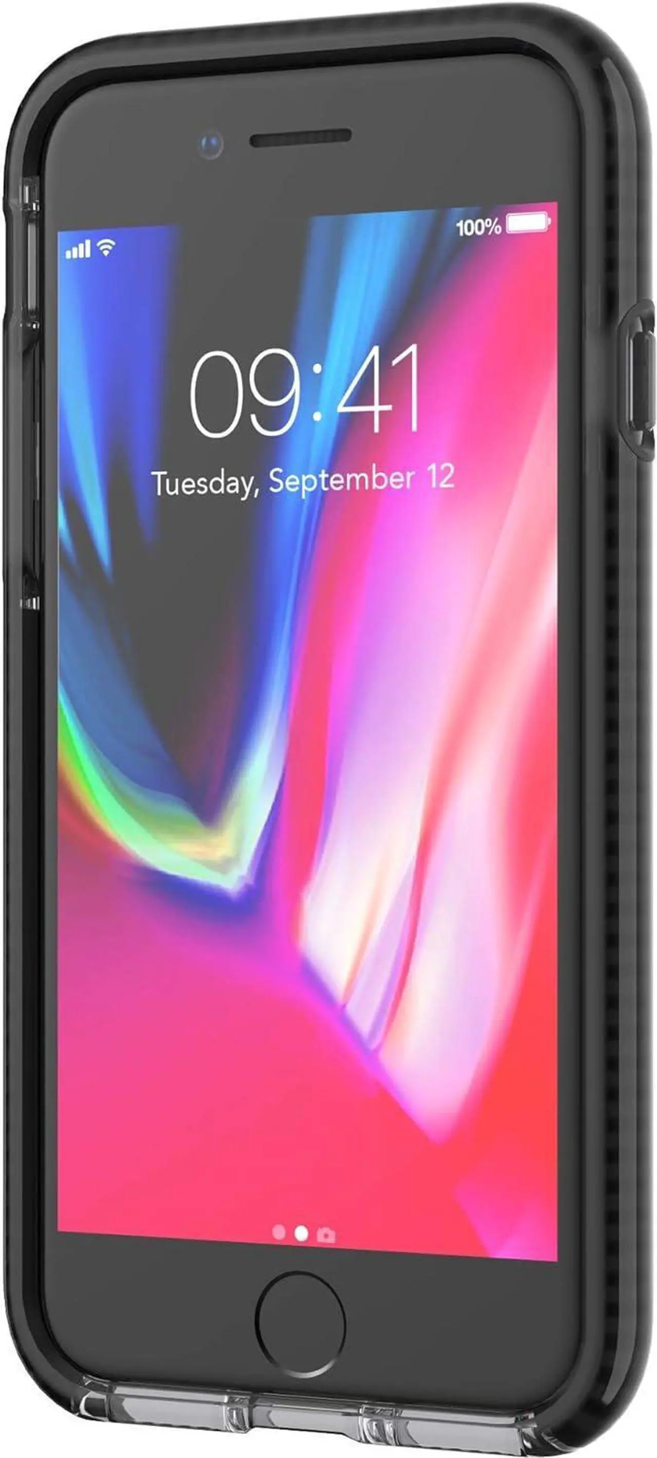Alt view image 5 of 6 - Tech 21 EVOCHECK Multi-Drop Phone Protection 16 FT / 4.9M Multi Drop Impact Tested Black Case For Iphone SE (2022)/(2020)